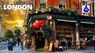 Walking London s West End Summer 2026 Fitzrovia to SOHO Streets 4K R Tour