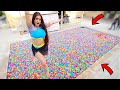 WE FILLED MY POOL WITH 50,000 BALLS !!