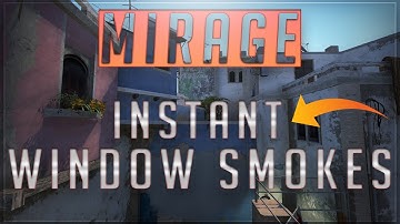 CS:GO 7 Spawn Window Smokes on Mirage 128 tick