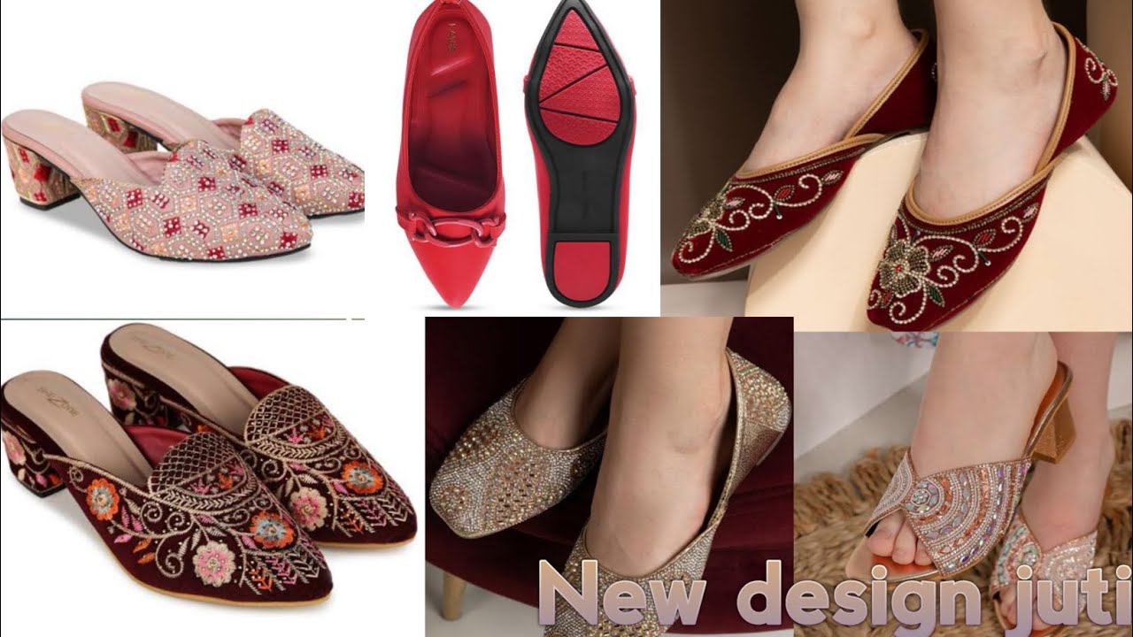 Embellished Round toe- juttis|Juttis with synthetic upper|Casual handmade jutti for women|jutis|
