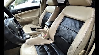 Покраска кожаных сидений VW Passat b5, AUDI, SKODA