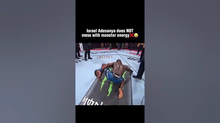 Israel Adesanya’s beef with Monster Energy😂