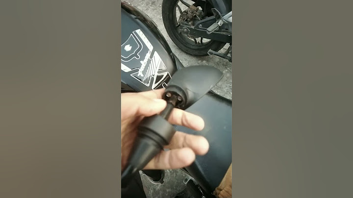 Bike Mirror Loose Problem Solve #shorts #youtubeshorts #bike