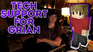 @GeminiTayMC subs in as Tech Support for @Grian Streaming on Twitch | ft. @impulseSV