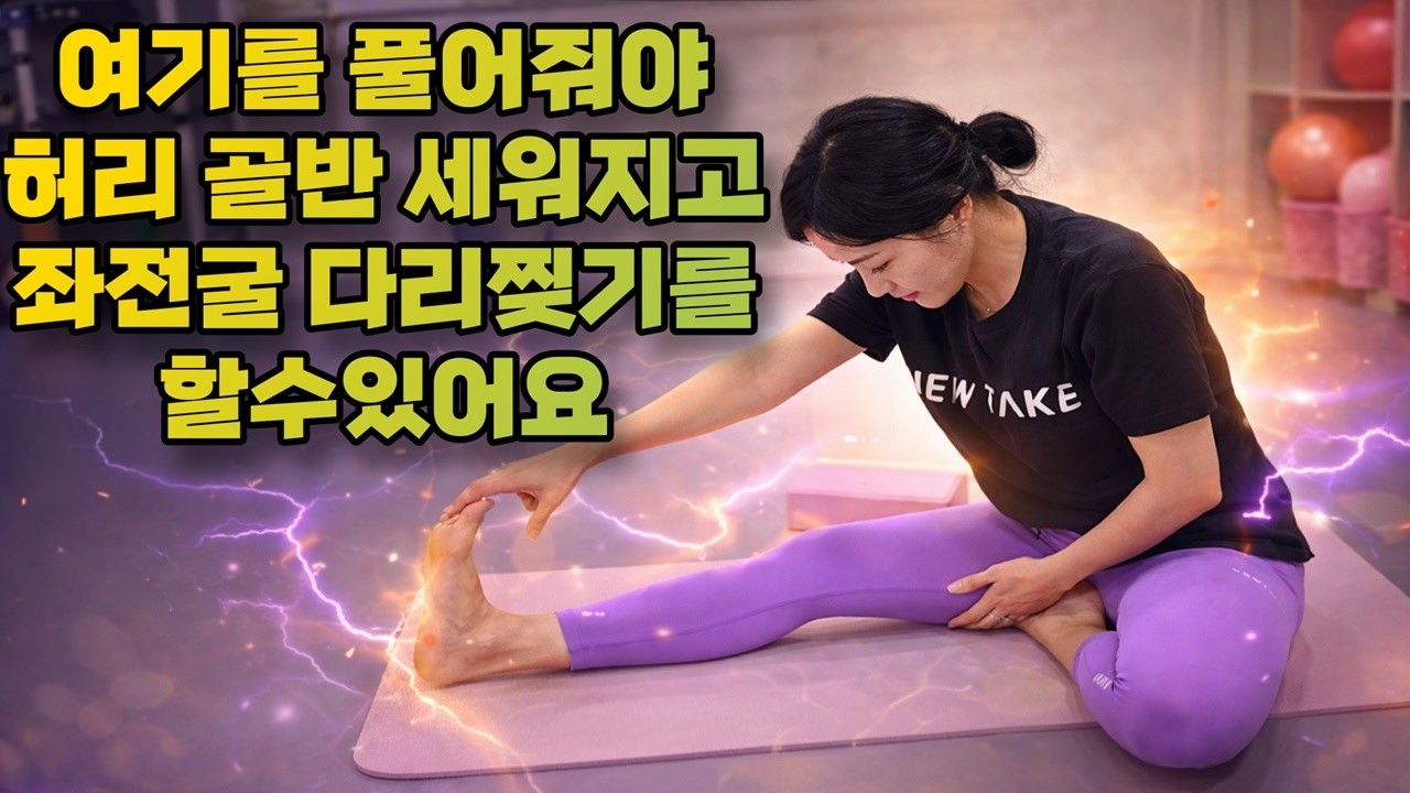 왜 아무리 해도 다리찢기·좌전굴이 안 될까? 허리·골반이 안 서는 진짜 이유