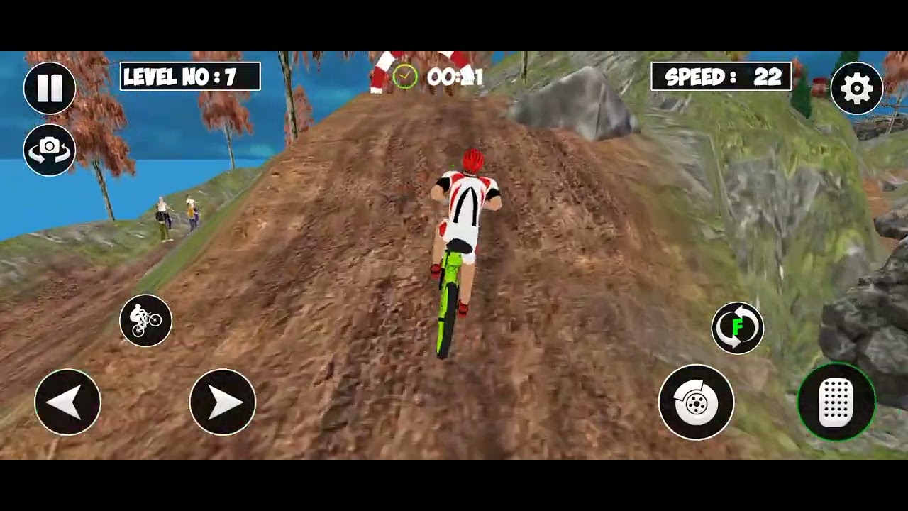 BMX cycle stunt game play series part 11 YouTube