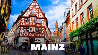 Mainz, Germany - Walking Tour 4K - 2024 - Exploring Mainz, Immersive Sound [4K Ultra HD/60fps]