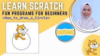 How to draw a circle on Scratch | Scratch Programs | Learn Scratch | Scratch Tutorials for Beginners
