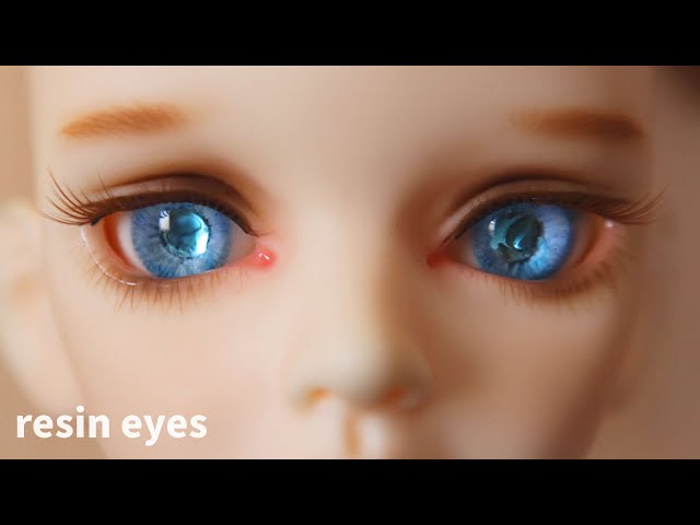 無題ドキュメント 樹脂粘土ドールヘッド 回転式アイチェンジ ハンドメイド