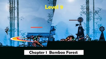 Ninja Warrior | Level 9 | Chapter 1 | Bamboo Forest | Walkthrough | Level Games