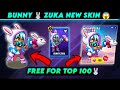 Omg i got bunny zuka   zuka new expensive skin for 199 gems  battle stars new update