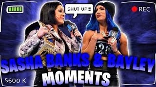 SASHA BANKS & BAYLEY MOMENTS |LegitBossedUp