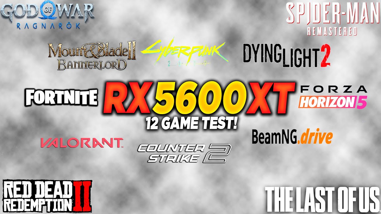 RX 5600 XT + i5 10400F - Test in 12 Games in 2025 - YouTube