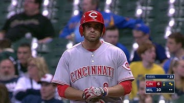 CIN@MIL: Peraza lines RBI single to center