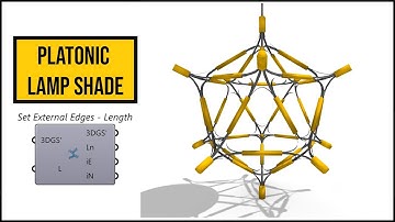 Grasshopper graphicstatics (Parametric Lamp Shade)