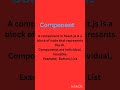 1.what is component in react js #shortfeed #viral #viralvideo #react #education
