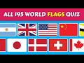 Guess the Country by Its Flag Challenge🏳️| All 195 World Flags Quiz | Quiz Ferret