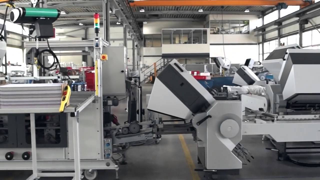 Stahlfolder TH 82-P with Recmi HP600F log stacker