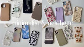 unboxing iphone 12 pro max aesthetic case haul | unique   minimalist design