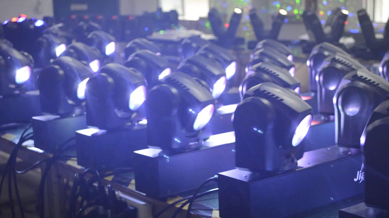 4 Heads 32W LED Moving Head Light Testing, Marslite Bar Light Disco Light