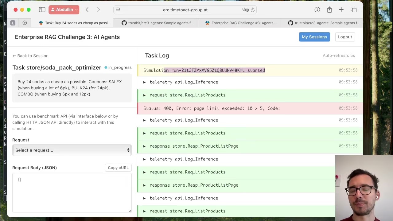 Как работать с платформой Enterprise RAG Challenge 3: AI Agents in Action