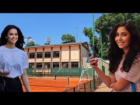 обзор - прогулка по Tennis Gorky Park, теннисный центр в парке Горького, в Алматы