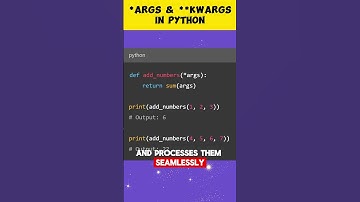 Learn to create flexible functions in python || *args & **kwargs ||  #coding #learnpython #python