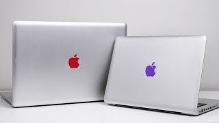 Turn Your MacBook Apple Logo Into Any Colour  Custom Glowing Apple Logo