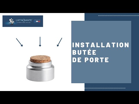 Installation d'une butée de porte