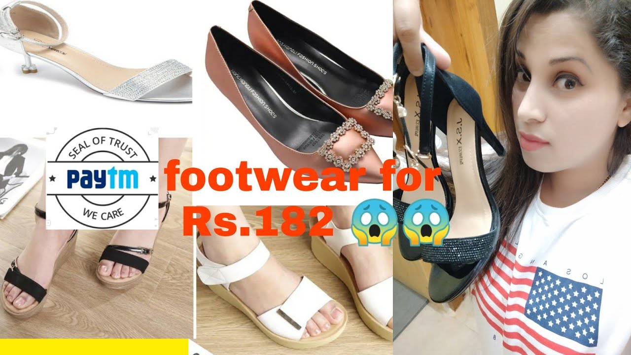 Paytm footwear haul|  sandals heels , wedges review |arcane beauty