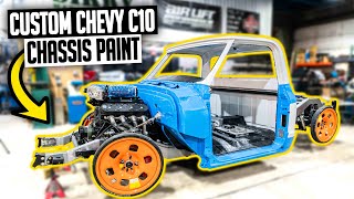 Supercharged &#39;72 C10 Metallic Flake Chassis Paint &amp; Body Work - LS Swapped C10 Ep. 6