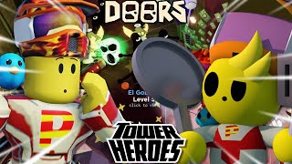 ROBLOX DOORS X TOWER HEROES COLLAB!!