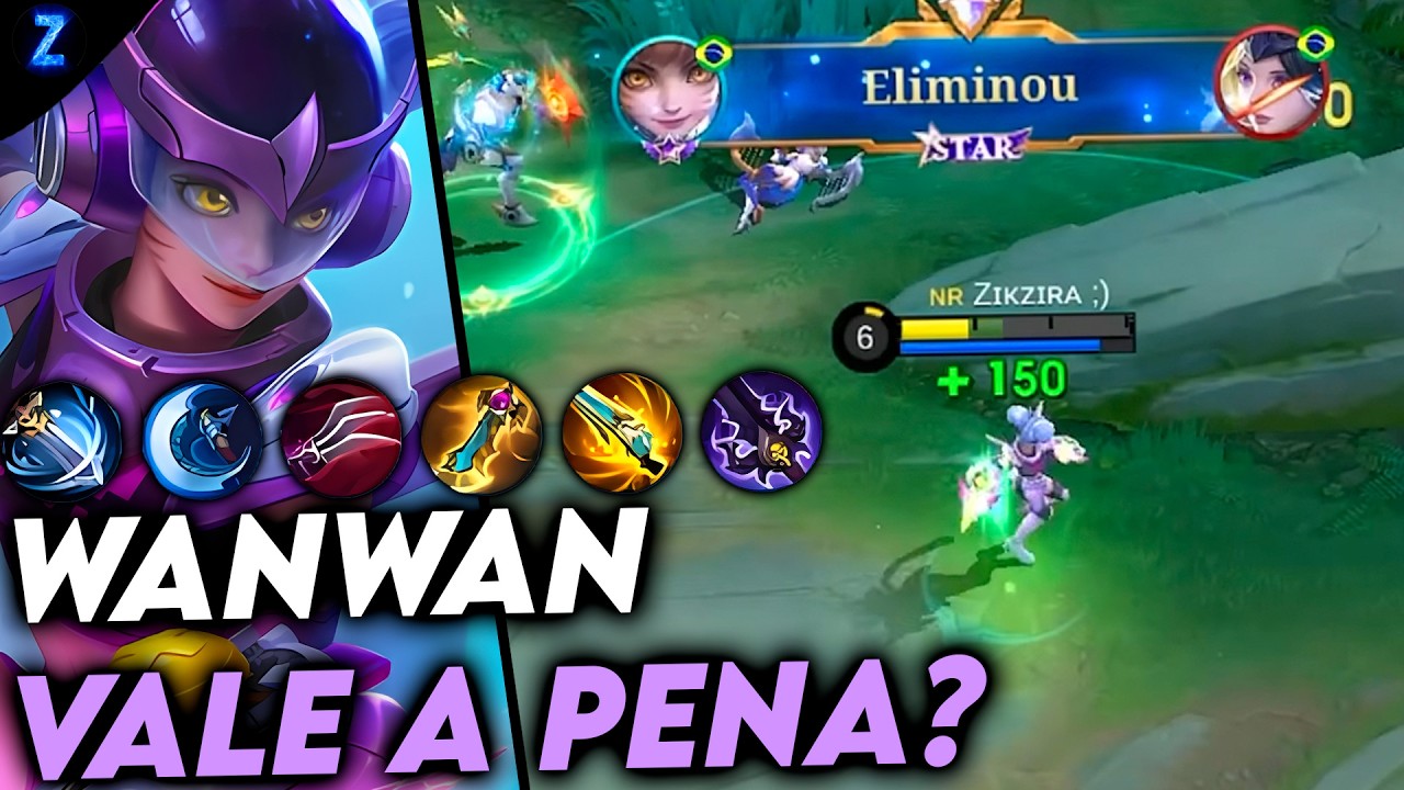 FIZ A BUILD SECRETA DA WANWAN, DEU MUITO CERTO!! - WANWAN GAMEPLAY | Mobile Legends