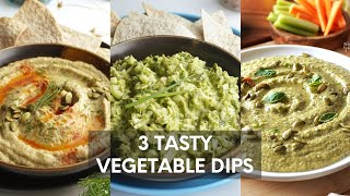 3 Tasty Vegetable Dips