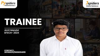 Job Secured! Jspiders Marathahalli Student Cracks IT Placement
