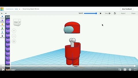 Tinkercad Codeblocks - How to Code a Dead Among Us Character