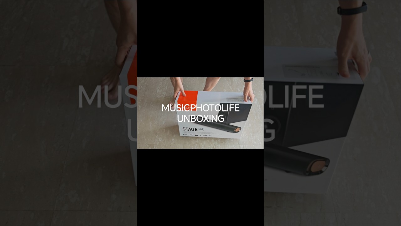 Unboxing Creative Stage Pro, 2.1 soundbar with subwoofer