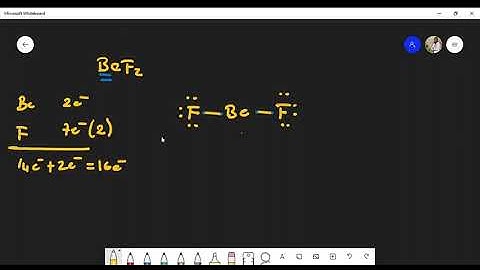How to Draw the Lewis Structure of Beryllium Fluoride (BeF2)