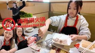 Haidilao HOT POT FOODVlog | Sissi&Emma