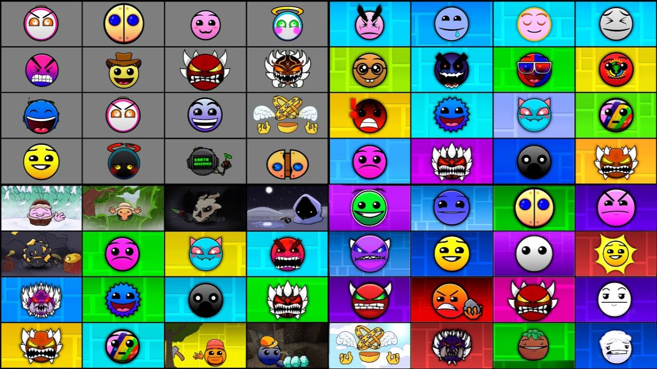 Огонь в дыре (нормальный и обратный) | Geometry Dash