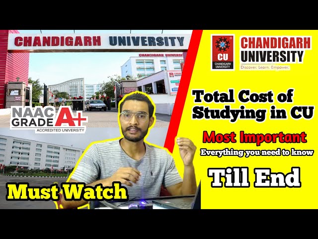 Chandigarh University | Academic Fee | Hostel Fee | Total Cost of Studying in CU | SECRETS REVEALEDð