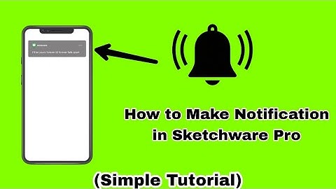 How to Make Notification in Sketchware Pro (Simple Tutorial)