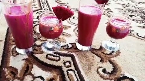 How to Make Dragon fruit Juice, Procedure Text || The 9th B Grade Students