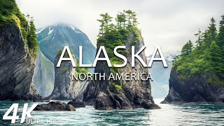 FLYING OVER ALASKA (4K UHD) - Relaxing Music With Amazing Beautiful Nature Scenery For Stress Relief