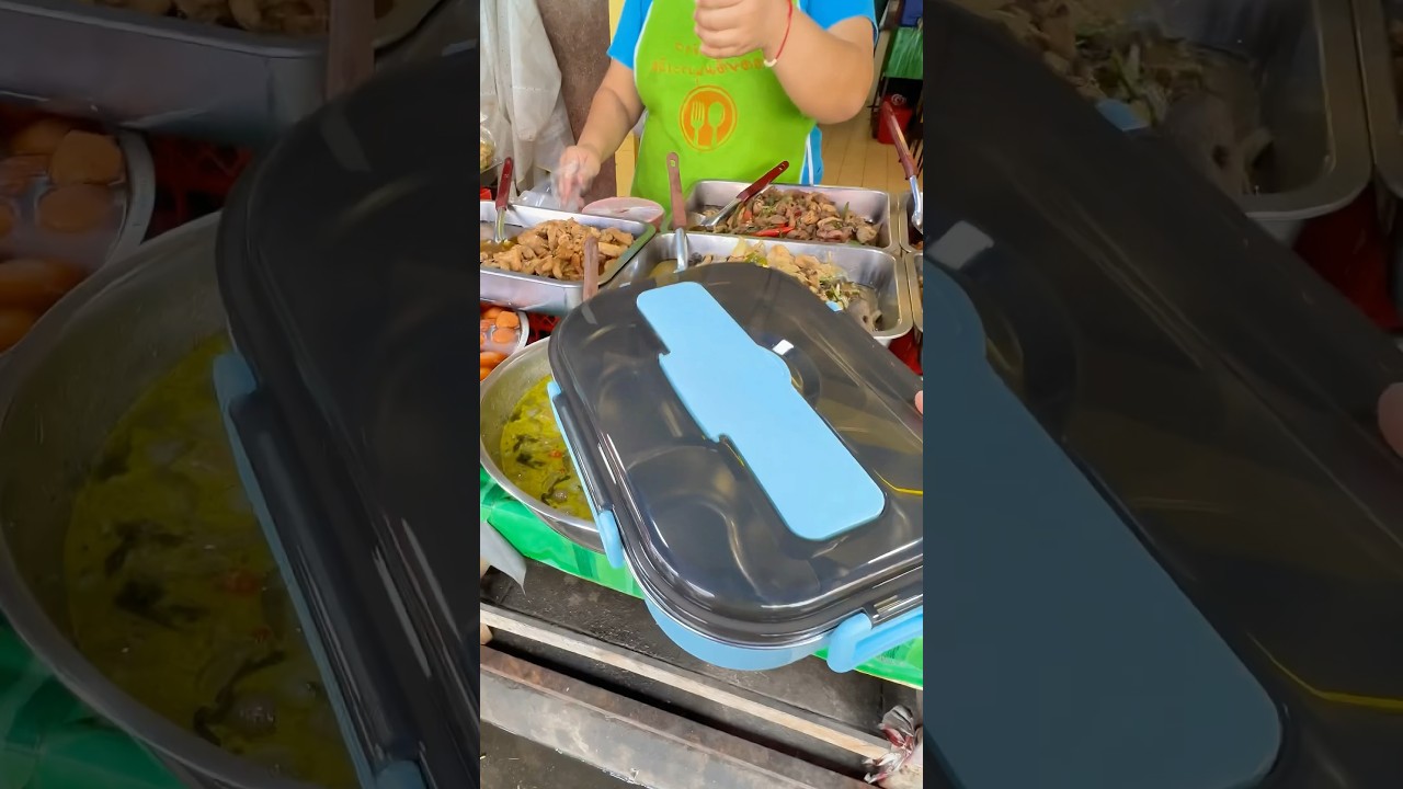 ข้าวปิ่นโต 🍚 สมัยเรียน #สตรีทฟู้ด
