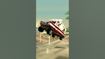 Ambulance so funny stunt in gta vice city 🤯 #gta #gta5 #gtaonline #gtasanandreas #gta6 #cartoon