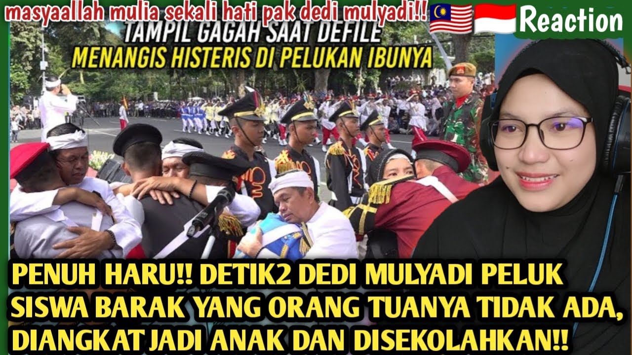 🇲🇾🇮🇩PENUH HARU🥹❗DEDI MULYADI PELUK SISWA BARAK YG IBUNYA TIDAK ADA❗DIANGKAT JADI ANAK & DISEKOLAHKAN