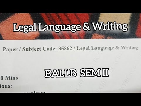 BALLB SEM2- Legal language & Writing 🌸❤️😱✨️#pragati#music#cover#trendingviralvideonameshorts#unique 