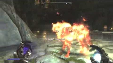 How I learned conjure Flaming Familiar magic spell - Skyrim