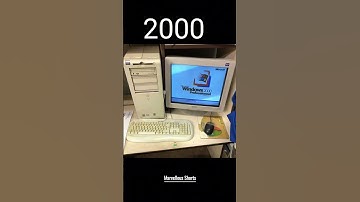 Evolutie van de computer van 1990 tot 2020 #shorts/#evolutie/#computer